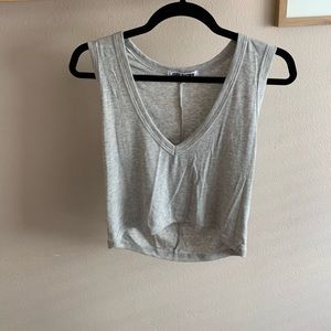Josh Brown Deep V Crop Tank